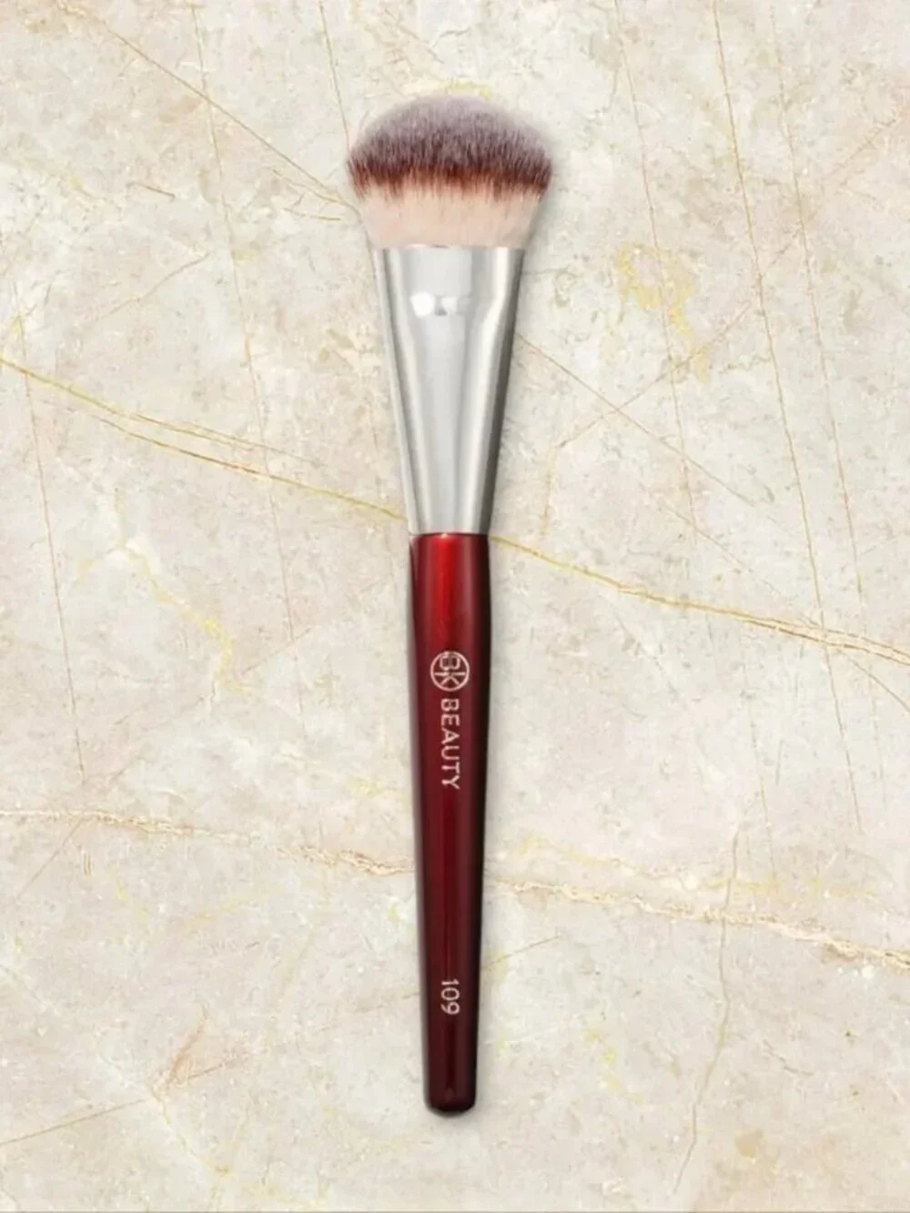 BK BEAUTY 109 MINI CONTOURED FOUNDATION Brush New